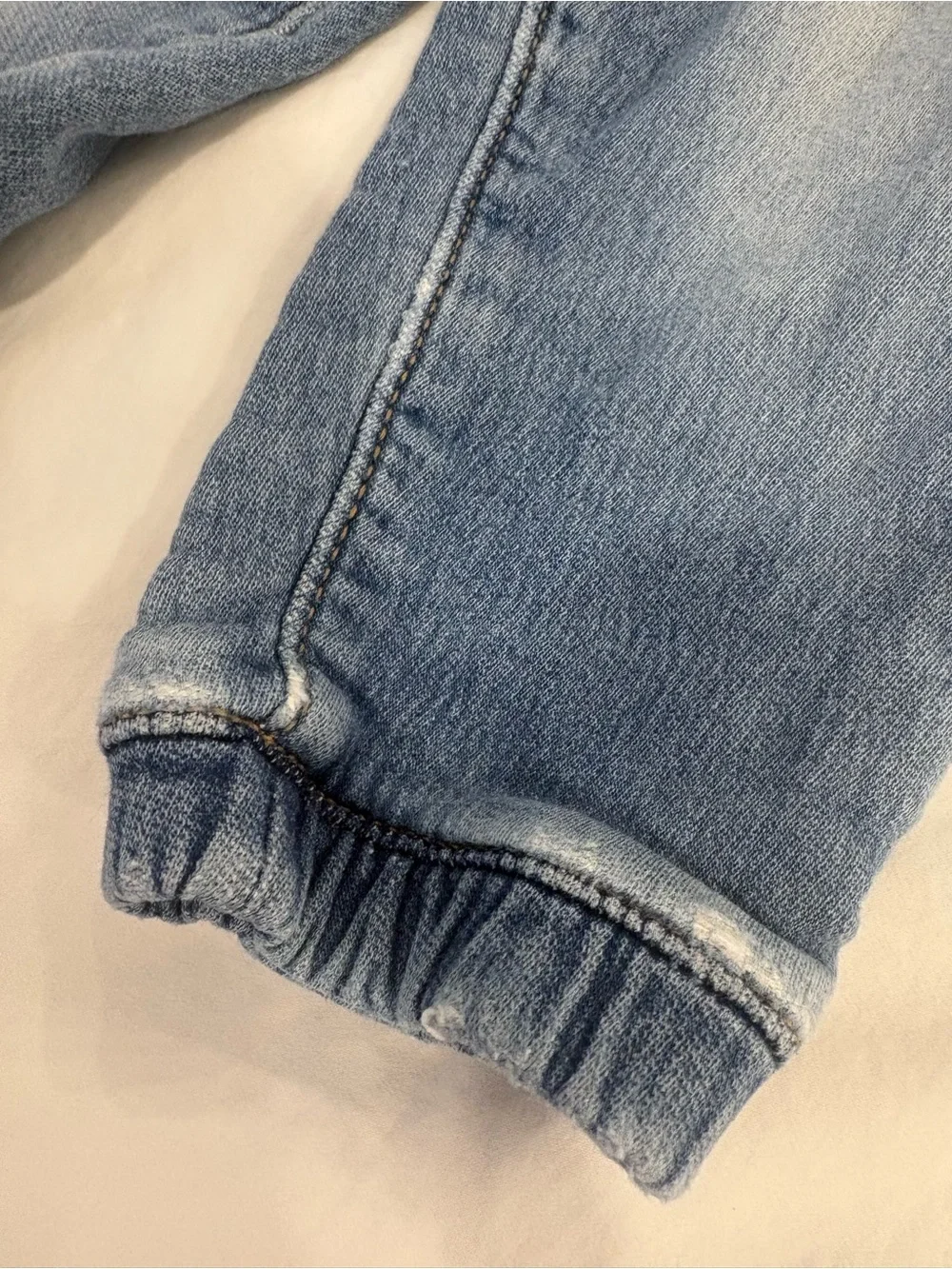 Toddler Blue Pull-On Jeans Jogger Pants